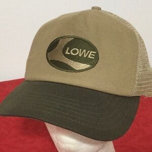 𝅺LOWE MANUFACTURING mesh Trucker Hat Cap USA
